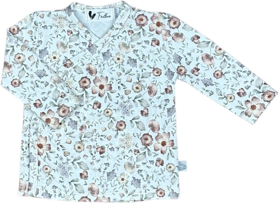 Overslagshirtje Vintage flower