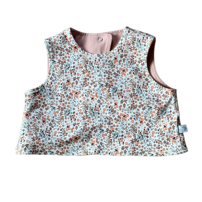 Apron Reversible Flower/Crepe Apron Reversible Flower/Crepe