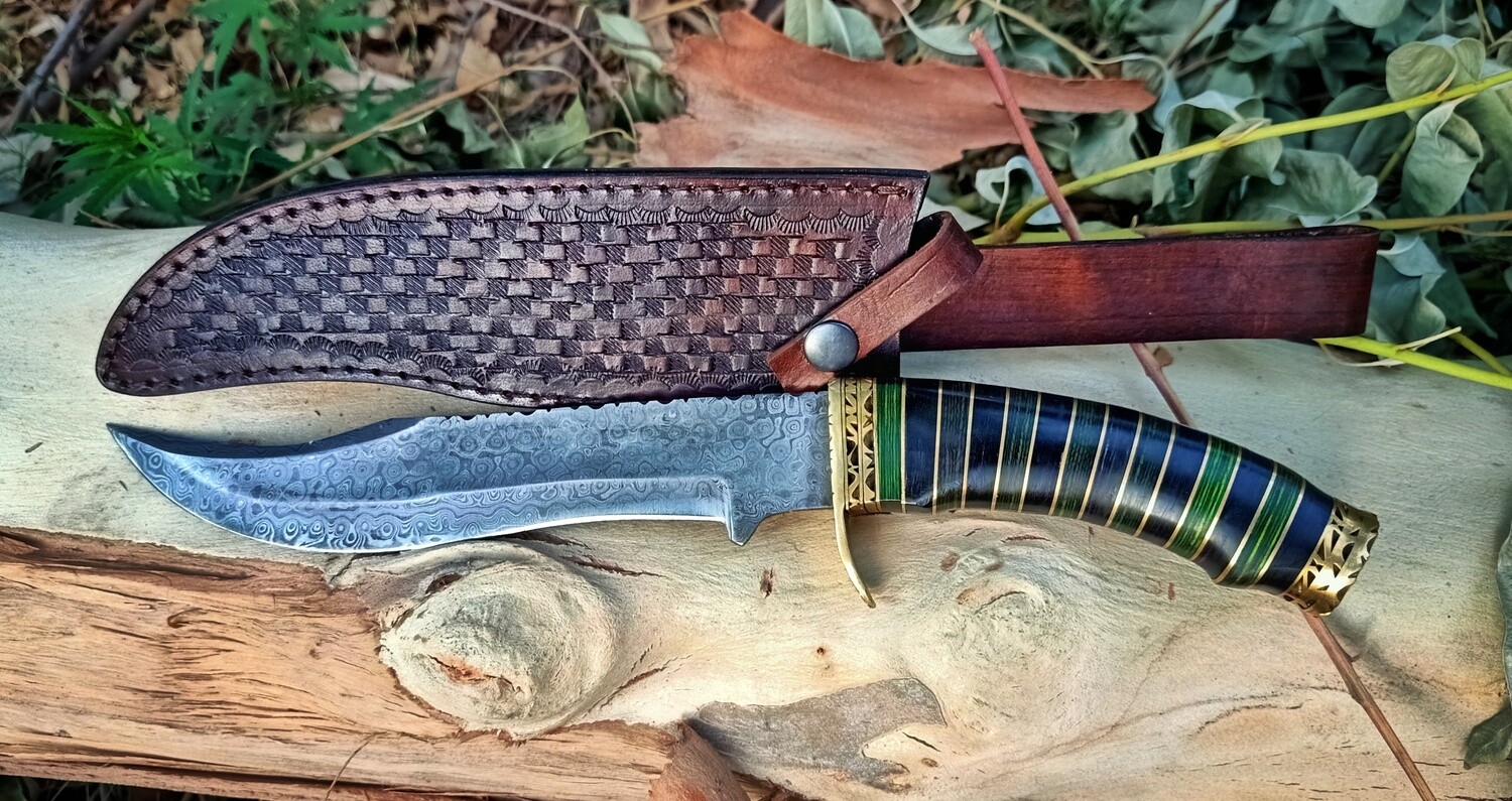 DAMASCUS STEEL KUKRI KNIFE
