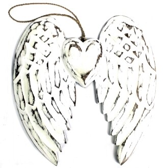 Large Angel Heart  Wing 24cm