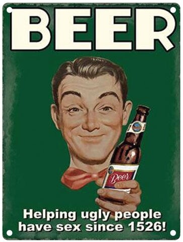 Beer Metal Sign