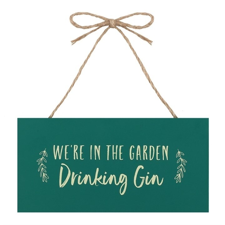 We're in the Garden Drinking Gin