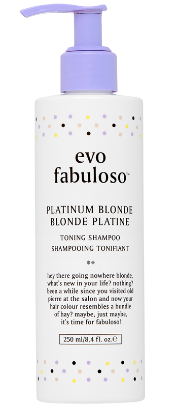 Evo Fabuloso Platinum Blonde shampoo