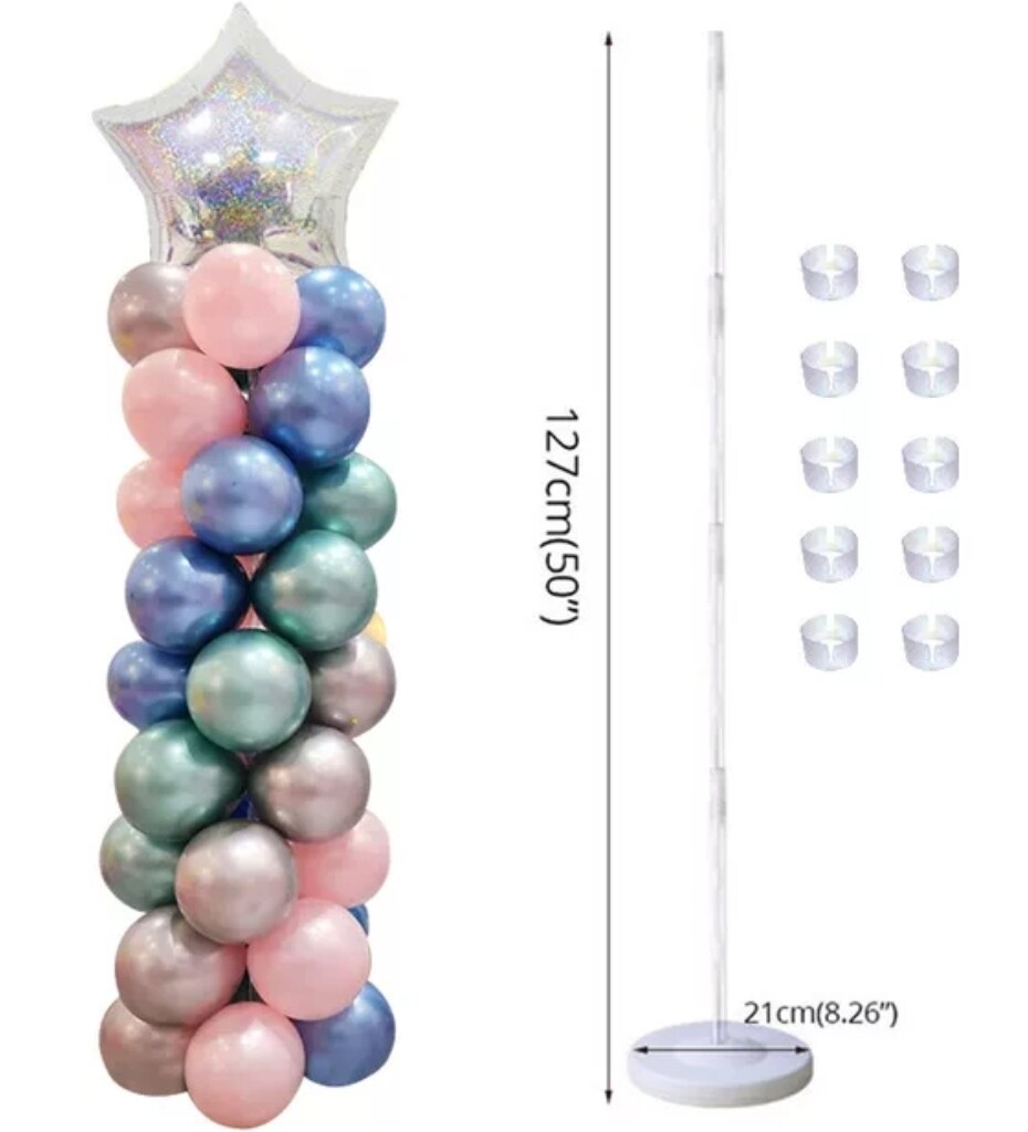5pcs Balloon Column Stand