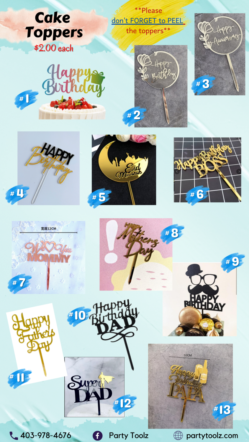 Cake Topper