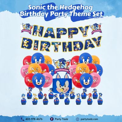 Sonic the Hedgehog Birthday Party Balloon Decoration Set