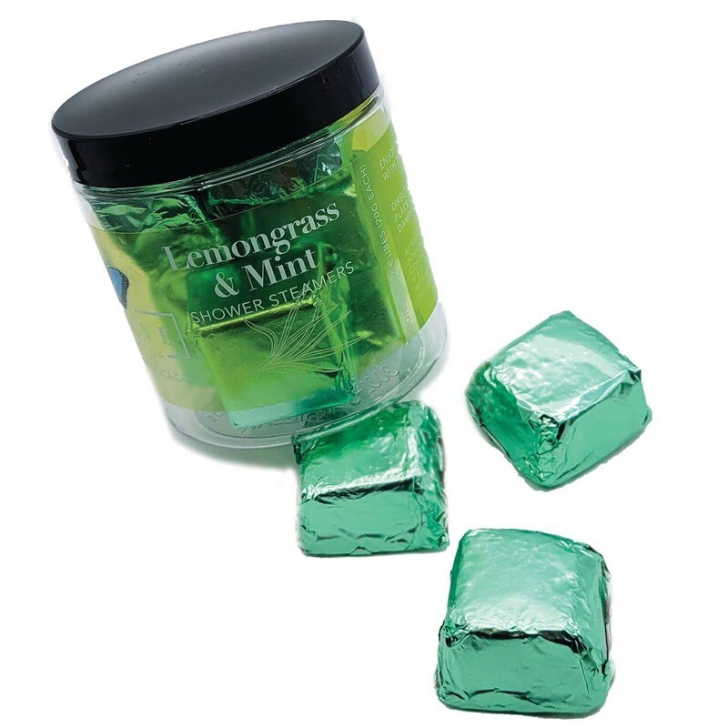 Evolve - Shower Steamers - Lemongrass Mint (6 per jar)