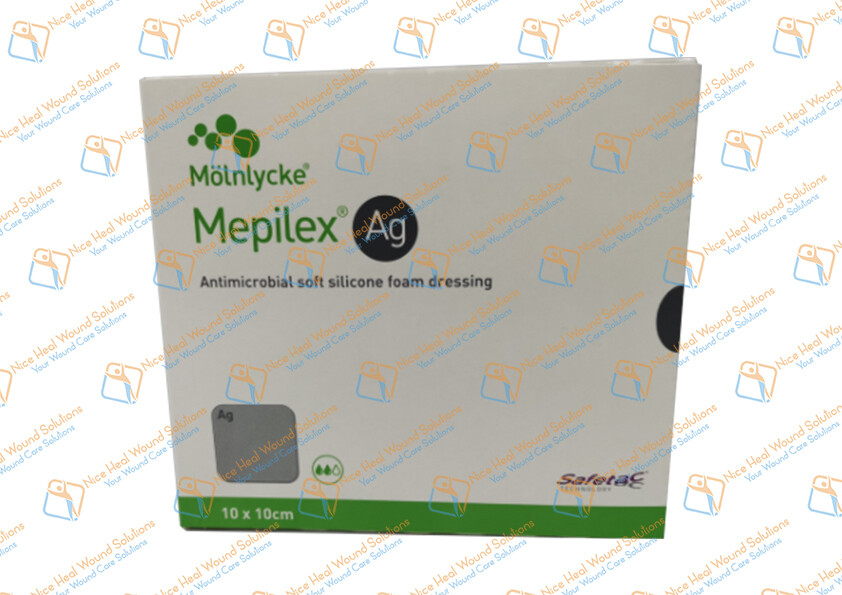 287110 Mepilex Ag 10cm x 10cm 5's