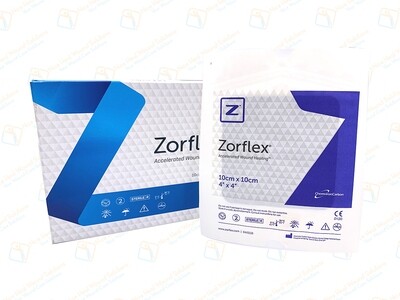 Zorflex Antmicrobial Wound Contact Layer 10cm x 10cm 10's