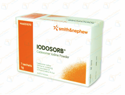 Smith&Nephew [832505] Iodosorb Cadexomer Iodine Powder 3g (1 box 7's)