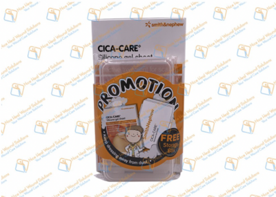 Smith&Nephew Cica-care Solicon Sheet 12cm x 6cm (with container)