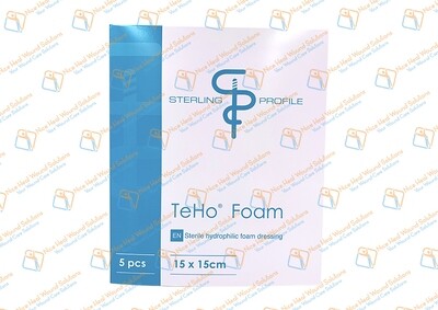 Teho Foam Dressing 15cm x 15cm (1 box 5pcs)