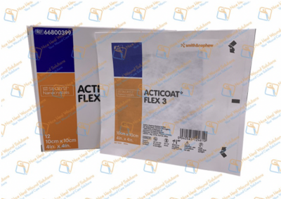 Smith&Nephew [832563] Acticoat Flex 3 10cm x 10cm (1 box 12pcs)