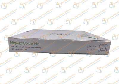 [1 PCS] 595000 Molnlycke Mepilex Border Flex 12.5cm x 12.5cm