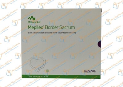 [1 PCS] 282450 Molnlycke Mepilex Border Sacrum 22cm x 25cm