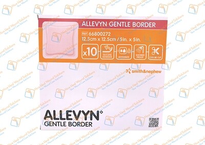 Smith&Nephew Allevyn Gentle Border 12.5cm x 12.5cm (1 box 10's)
