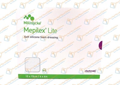 284300 Mepilex Lite 15cm x 15cm 5's