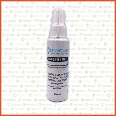 Dr Wound Silvosept Wound Antiseptic ( Antibacterial, Antivirus , Antifungi ) Spray 100ml