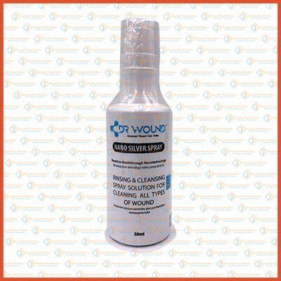 Dr Wound Silvosept Wound Antiseptic ( Antibacterial, Antivirus , Antifungi ) Spray 50ml