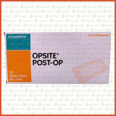 [1 Box] Smith & Nephew Opsite Post-Op 20cm x 10cm