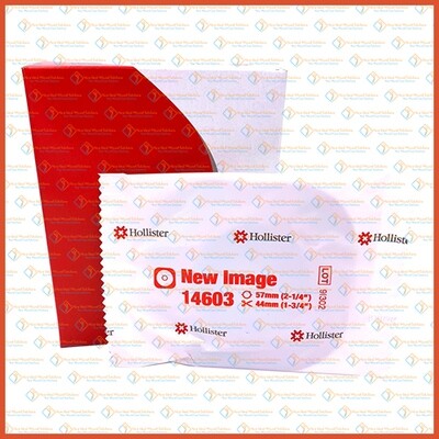 14603 Hollister Skin Barrier - Flextend Flat with Floating Flange Cut-To-Fit Tape 57mm 1 box 5pcs