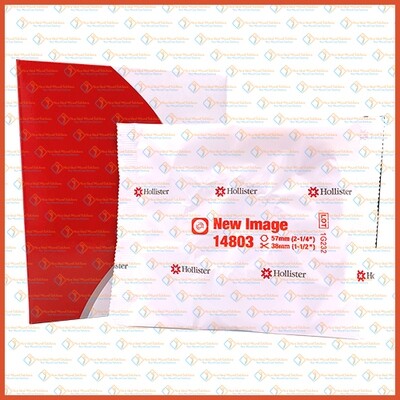 14803 Hollister Flextend Convex Skin Barrier With F.Flange Cut-To-Fit WT Tape 57mm 1 box 5 pcs