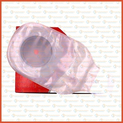 8631 Hollister Flextend Drainable Pouch without Filter Clamp closure - Ultra Clear (64mm) 1 Box 10pcs