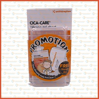 Smith&Nephew Cica-care Solicon Sheet 12cm x 6cm (with container)