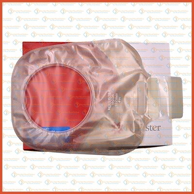 18006 Hollister New Image Drainable Pouch Transparent - Lock N'Roll Closure with AF300 filter 102mm 1 Box 10pcs