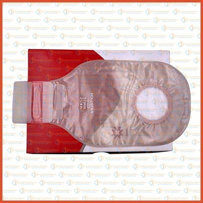 18133 Hollister New Image Drainable Pouch Transparent - Lock N'Roll closure 57mm 1 Box 10pcs