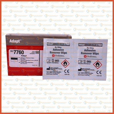 7760 Hollister Adapt Universal Remover Wipes 50's