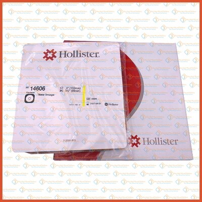 14606 Hollister New Image Flextend Flat Cut-to-Fit Skin Barrier with tape 102mm 1 Box 5pcs