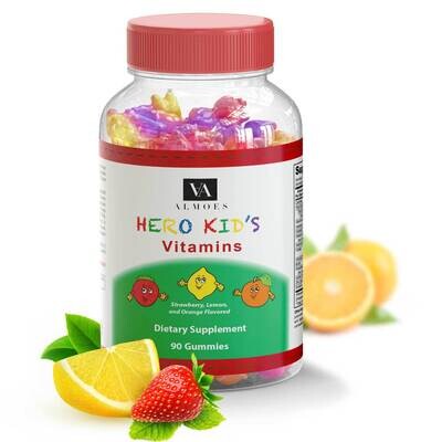ALMOES Hero Kids Vitamins, Gummy Multivitamin for Kids
