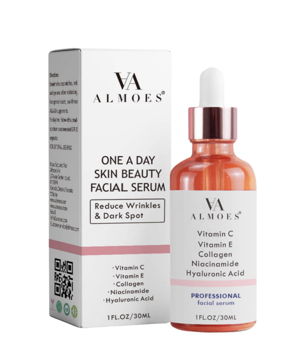 AMPLE:N VC Shot Serum - Anti-Aging Face Serum with Vitamin C – Evens  Pigmentation and Aging Spots - Vitamin C Serum to Clear Skin of Sun Damage  and