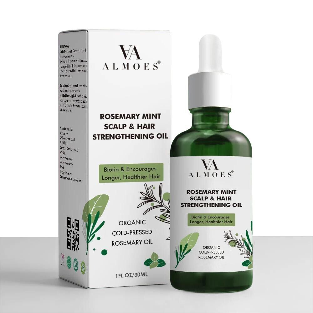 ALMOES ORGANIC ROSEMARY MINT COLD PRESSED Unique Vitamin-Enriched Formula