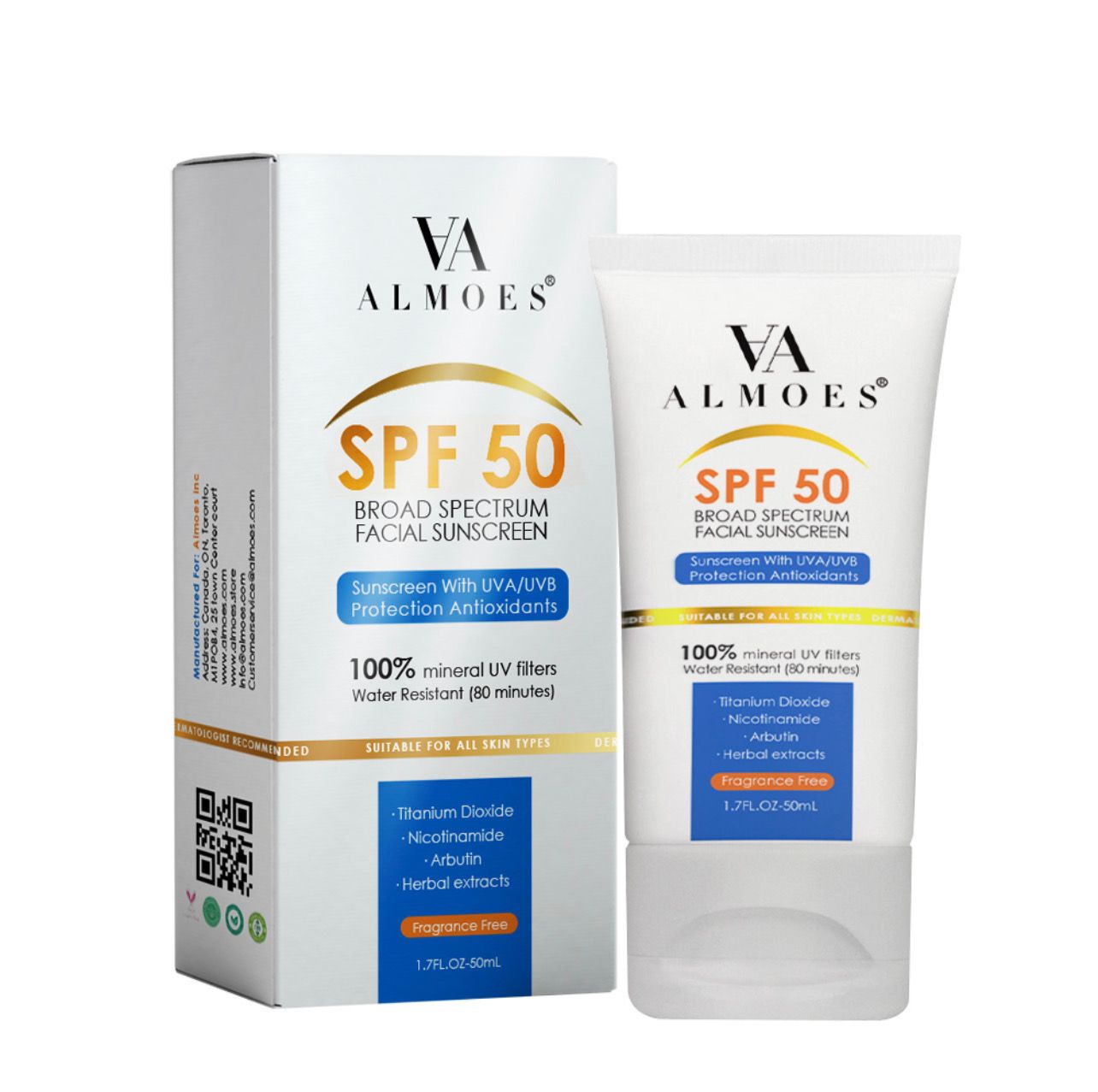 Almoes UV Clear Broad-Spectrum SPF 50