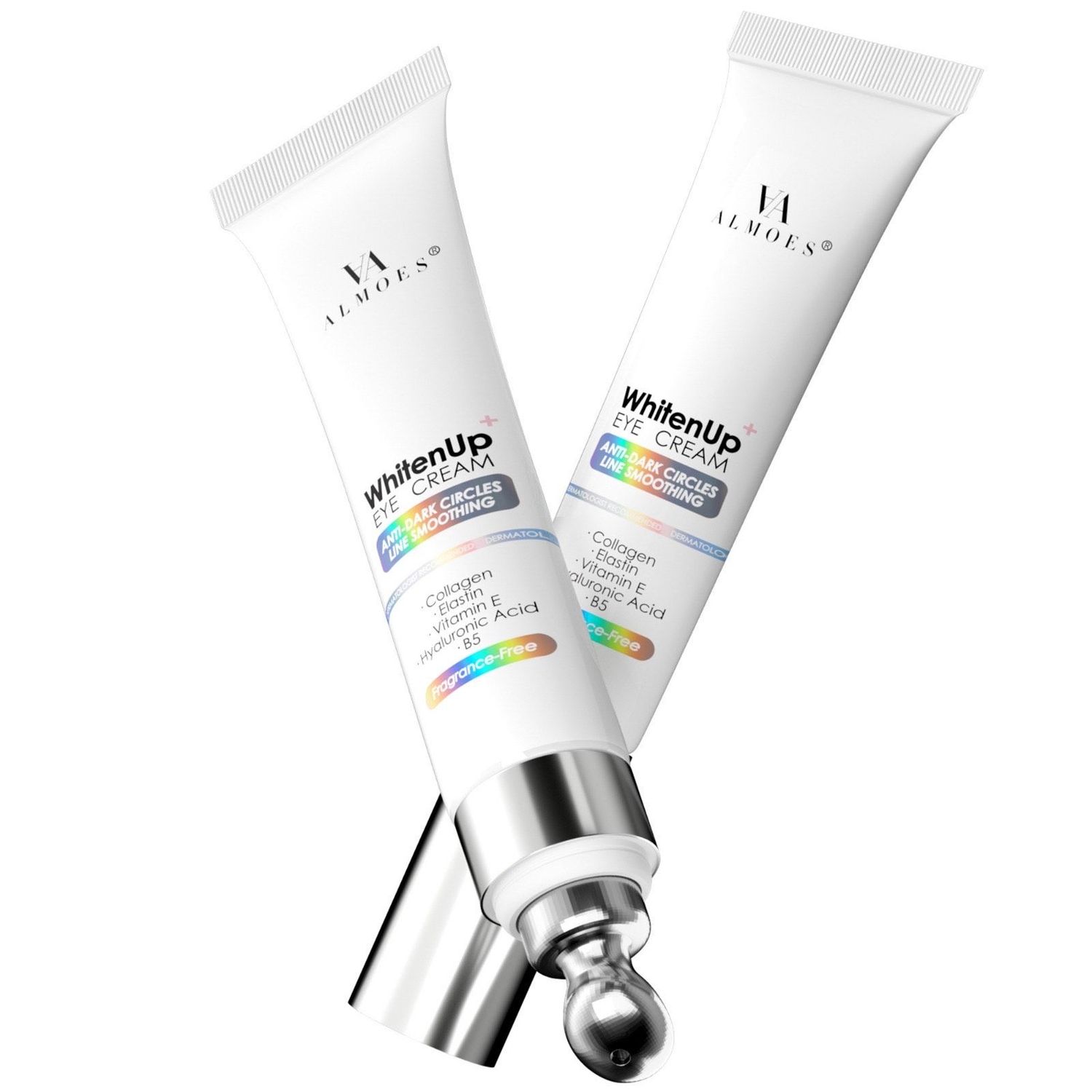 ALMOES WhitenUp Eye Cream 15ml – Retinal Liposome, Hyaluronic Acid, Collagen – Anti-Dark Circles and Fine Lines – Fragrance-F
