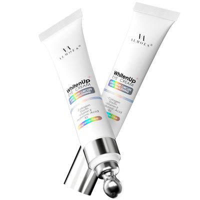 ALMOES WhitenUp Eye Cream 15ml – Retinal Liposome, Hyaluronic Acid, Collagen – Anti-Dark Circles and Fine Lines – Fragrance-F