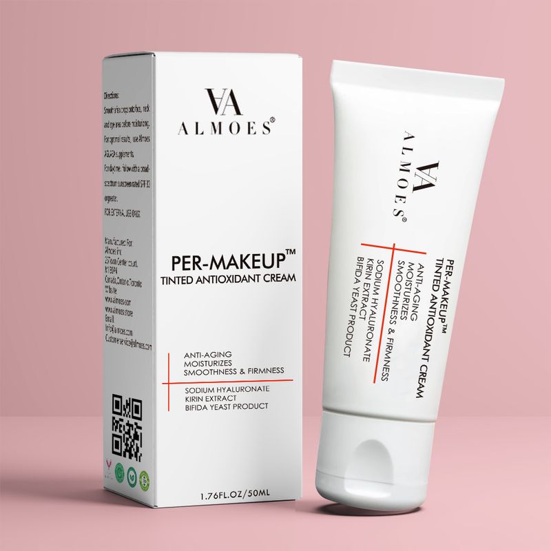 Almoes pre-makeup tinted antioxidant cream Almoes pre-makeup tinted antioxidant cream