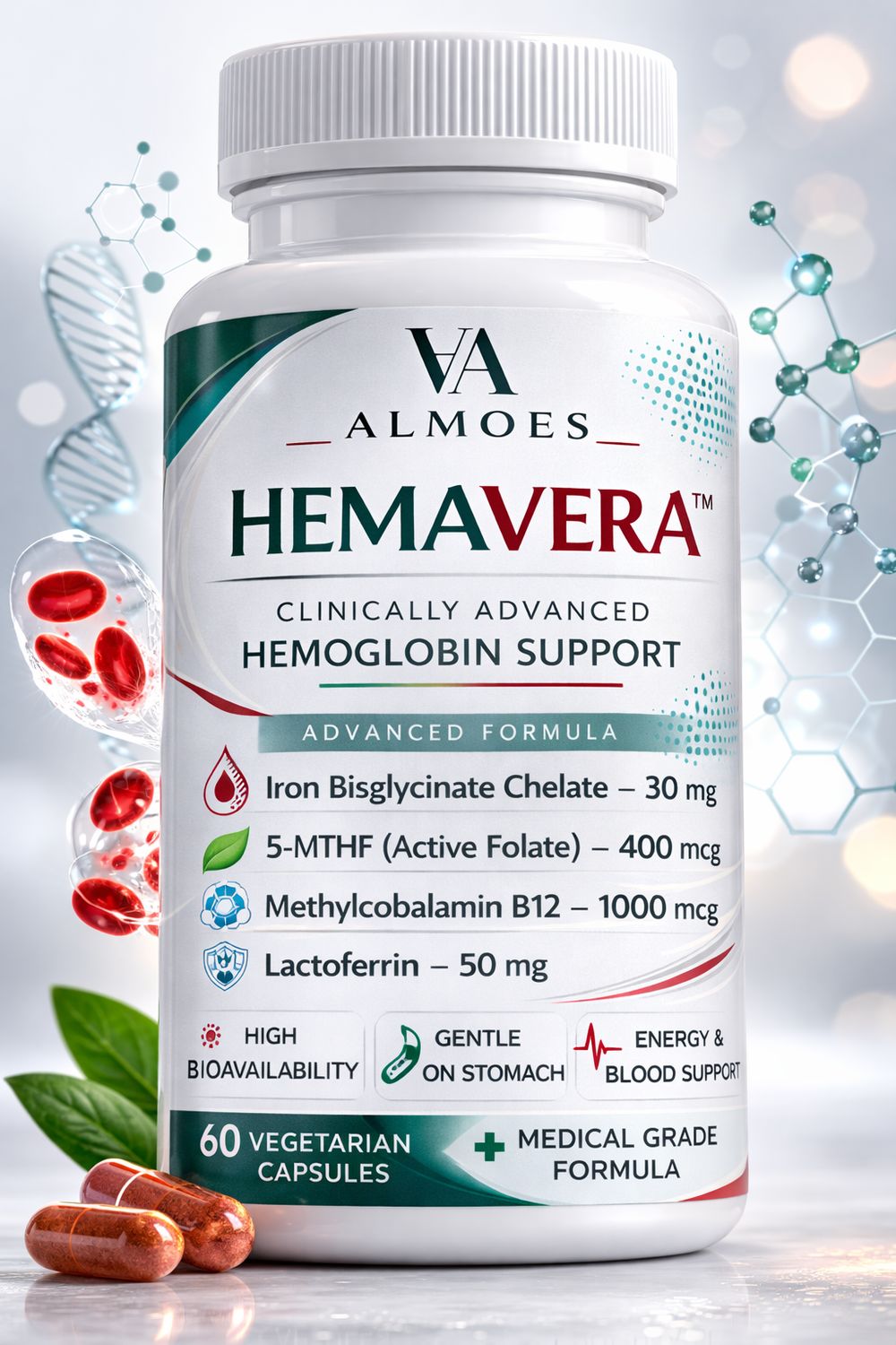 ALMOES HEMAVERA™ – Clinically Advanced Hemoglobin Support ALMOES HEMAVERA™