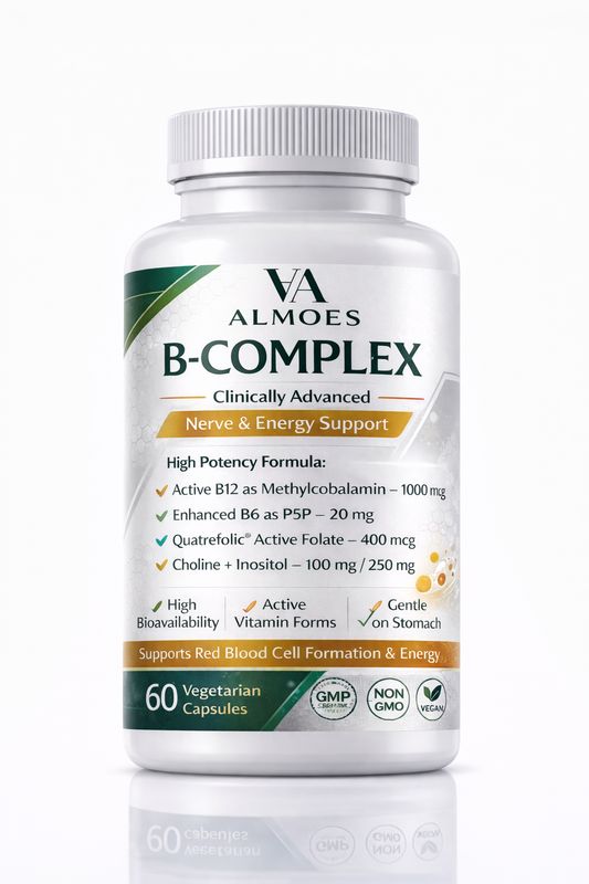 ALMOES B-COMPLEX – Clinically Advanced Nerve & Energy Support