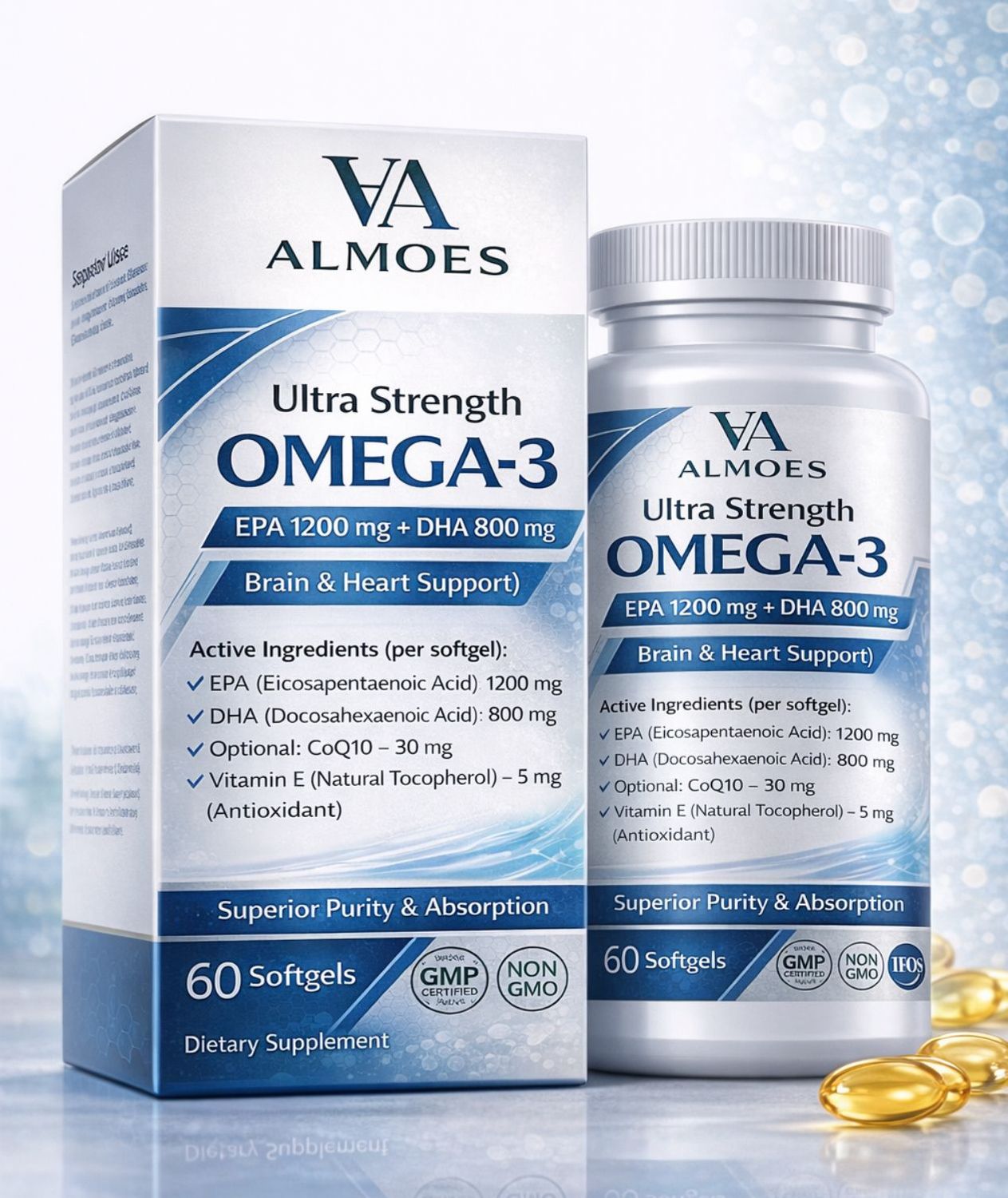 ALMOES Ultra Strength Omega-3
