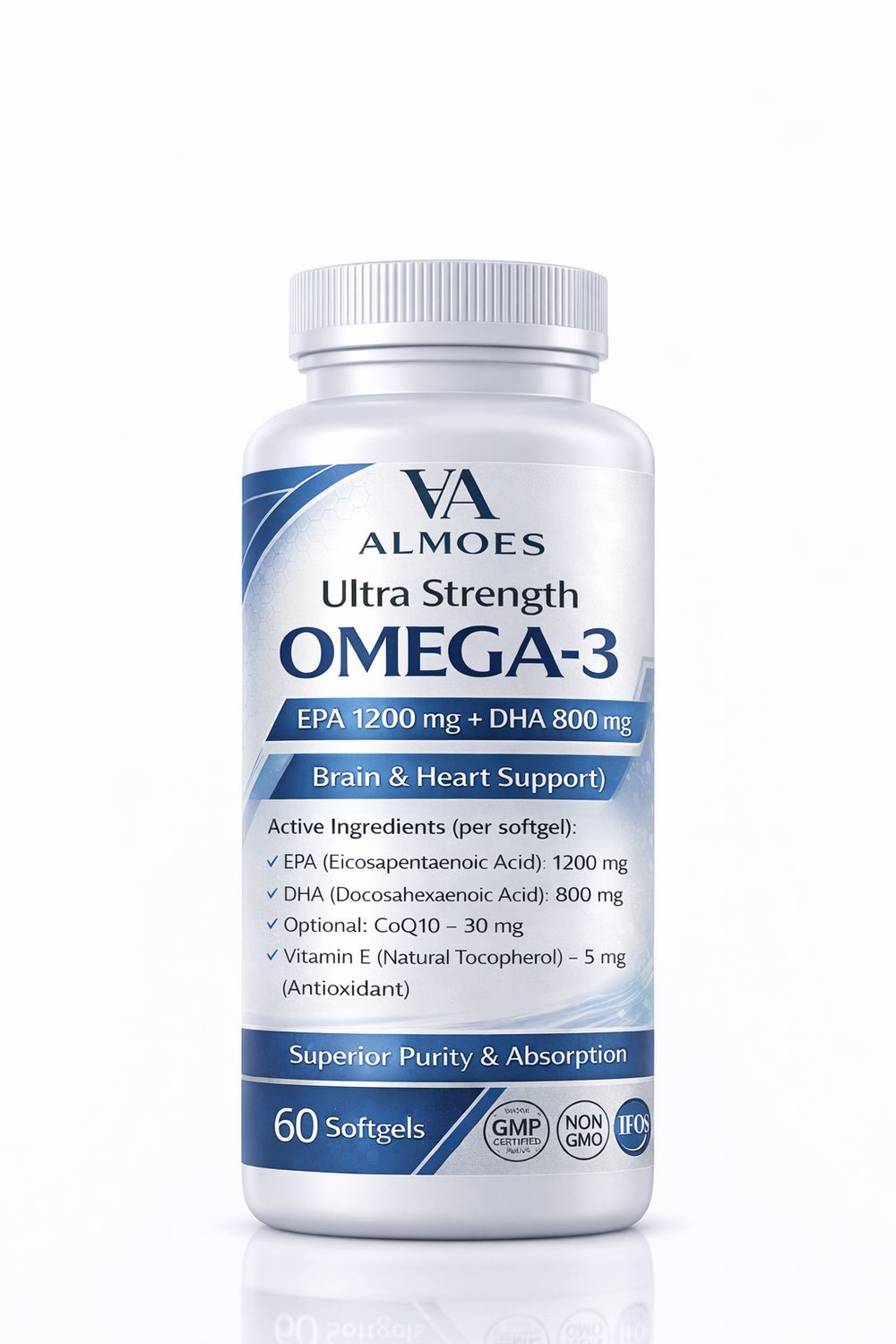 ALMOES Ultra Strength Omega-3