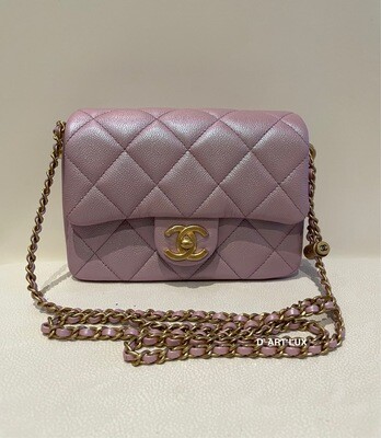 *SOLD* CHANEL 21K Mini Flap Bag in Pink