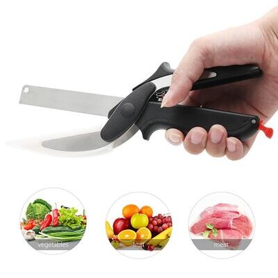 Kitchen Food Cutter Chopper Clever Kitchen Knife with Cutting Board SP
