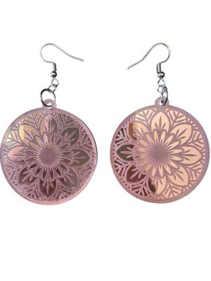 Mandala Mirror Earrings