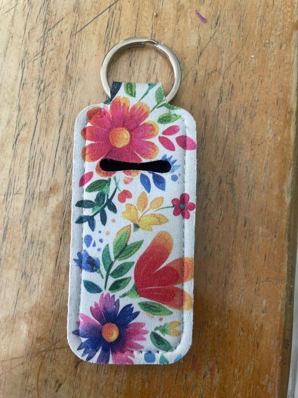 Floral Chapstick/ Lipstick Holder Message Us For Custom Orders! Complete Customization Available!