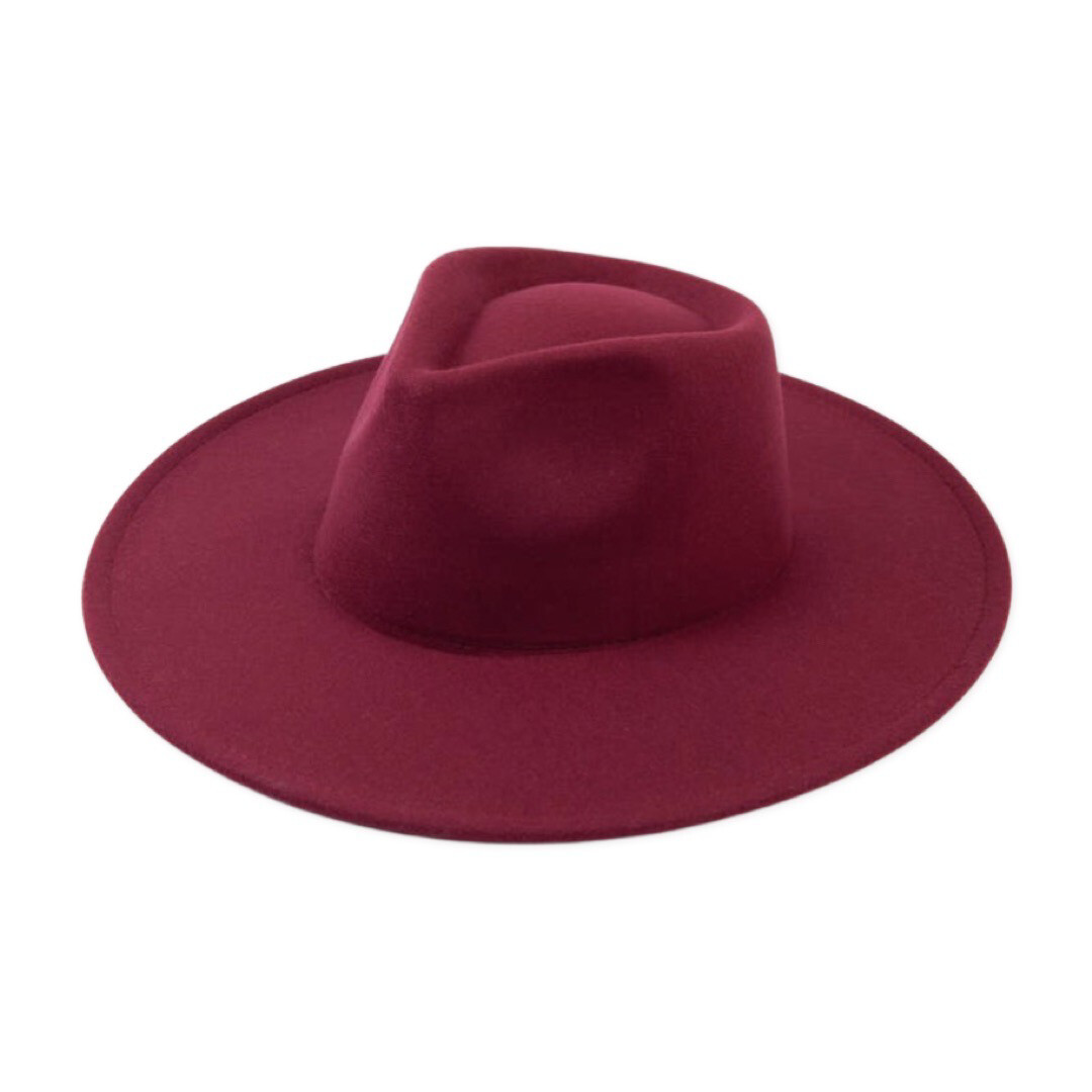 Ariel Vegan Felt Rancher Hat VINO
