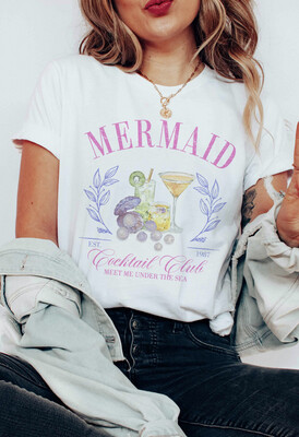 Mermaid Cocktail Club Tee