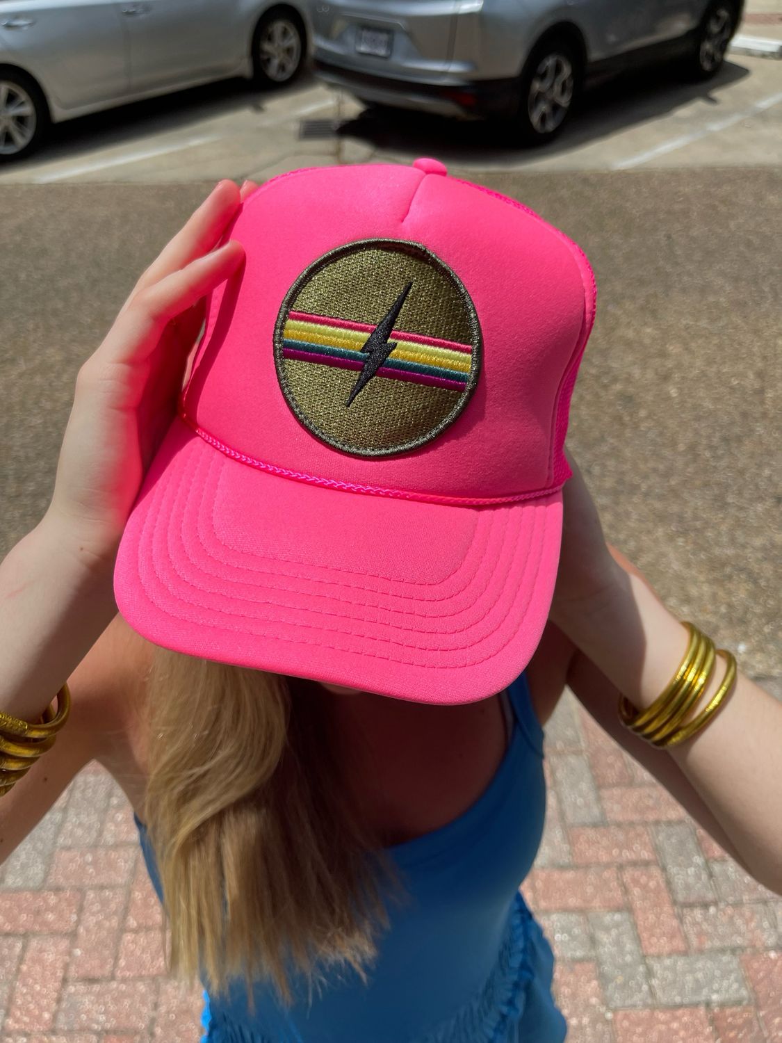 Electric Rainbow Hat